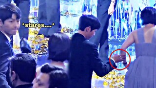 Song Joong Ki was waiting to Jeon Yeo Bin during the closing ceremony BDA 2021 | Jeonki Analysis