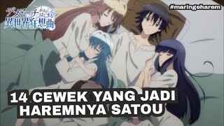 14 CEWEK YANG JADI HAREMNYA SATOU | DEATH MARCH TO PARAREL WORLD RHAPSODY