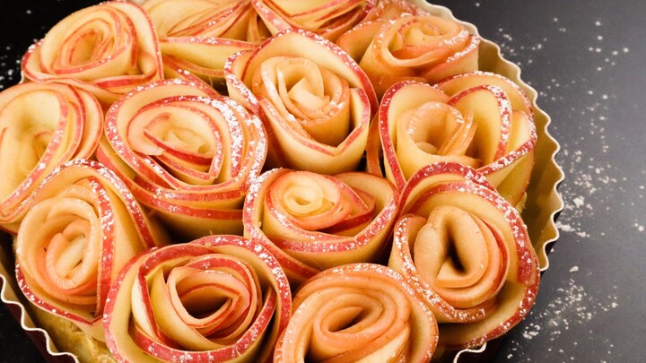 在家太无聊，竟花了8个小时把苹果做成了一束花