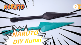 [NARUTO] DIY Kunai| Origami Tutorial_2