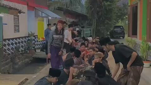 bebuka puasa para santri