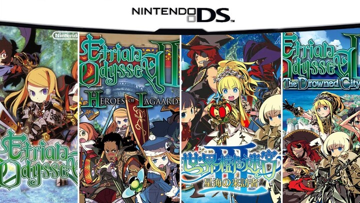Etrian Odyssey Games for DS