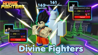 [ Divine Showcase ] I Got A Ultra Rare Divine Fighters - Vegetable In Anime Fighters Simulator