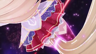 Magical girl Ahri's transformation process