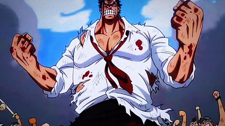 How strong is Garp's fighting power! In the end, he is old and can't escape this ending