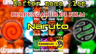 daftar nama klan berpengaruh di serial Naruto part 2