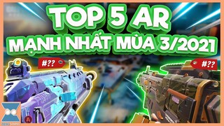 CALL OF DUTY MOBILE VN | TOP 5 AR MẠNH NHẤT SEASON 3/2021 | Zieng Gaming