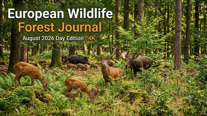 European Wildlife: Journal | August 2026 Day Edition | 4K