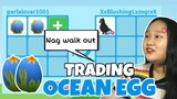 WHAT PEOPLE TRADE FOR OCEAN EGG IN ADOPT ME (Goodbye to a world Ocean egg)