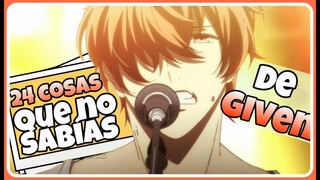 24 cosas que no sabias de Given