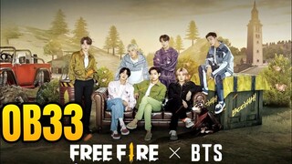 Free Fire - OB33 REVIEW FREE FIRE X BTS HỢP TÁC TOÀN CẦU, HÉ LỘ 7 TRANG PHỤC CỰC ĐẸP CỦA BTS OB33