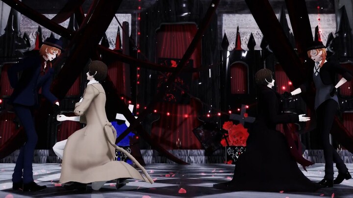 BSD/ Bungo Stray Dog /MMD】チェリーハント【Double Black/jika Double Black】