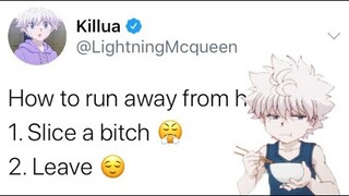 If hunter x hunter characters had twitter