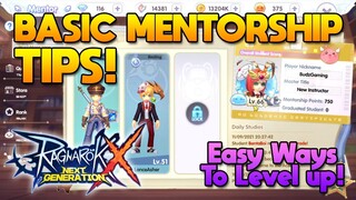 Basic Mentorship Guide On How To Level Easily [ROX]