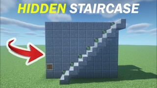 How to Make a Hidden Staircase in Minecraft 1.16 Java