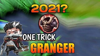 ONE TRICK GRANGER GAMEPLAY 2021 - BEST GRANGER BUILD 2021 - Top Global Granger - AkoBida MLBB
