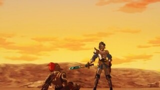 Spider-Girl went to war with the elves, and the elves actually drove a Gundam to fight back!