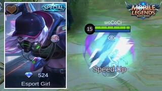 NEW SKIN NATALIA | ESPORT GIRL | SPECIAL SKIN 🟢 MLBB