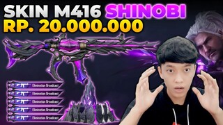 INILAH YANG DITUNGGU KELUAR SKIN M4 SHINOBI SENILAI 20 JUTA , LANGSUNG GACHA SIH INI?! - PUBG MOBILE