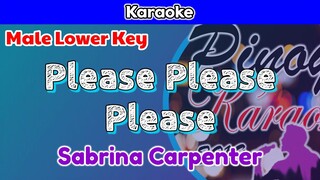 Please Please Please by Sabrina Carpenter (Karaoke : Male Lower Key)