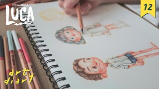 สร้างคาแรคเตอร์เป็นของตัวเอง✍🏻 : create my own character in LUCA🌊 | art diary #12