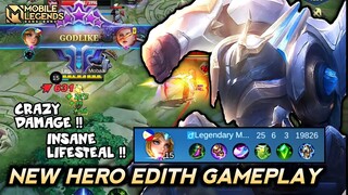 Edith Mobile Legends , Next New Hero Edith Gameplay - Mobile Legends Bang Bang