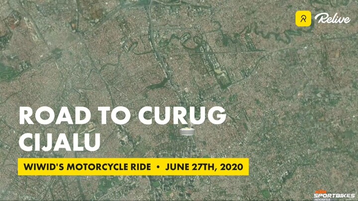 Road to curug cijalu