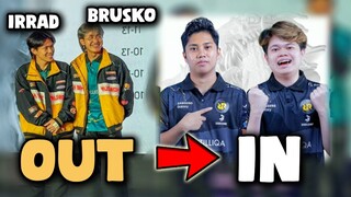 WHAT!?😱 RRQ IRRAD AND BRUSKO GOT SUBBED OUT...