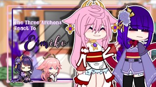 The 3 Archons React To Ships // Eimiko // Gacha x Genshin