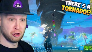 There's a Tornado in Fortnite!? (My First Vicky Royal in the New Season)