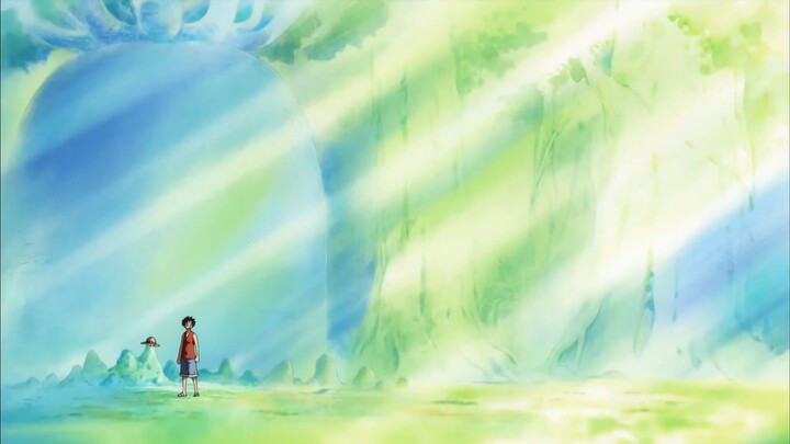 moment Portgas D Ace menyapa Monkey D Luffy