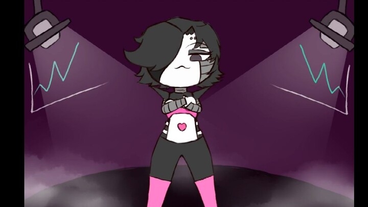 [MAD]A video clip of Mettaton dancing to <Ankha Zone>|<Undertale>