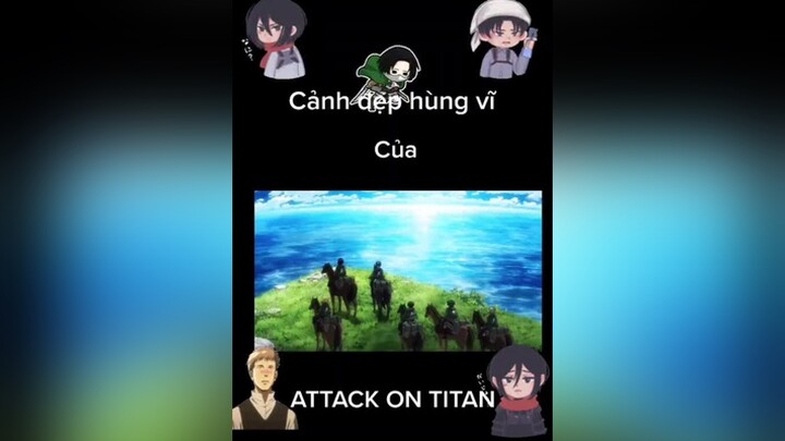 Những khung cảnh đẹp và hùng vĩ nhất phim Attack on Titan wibu highlightanime fananime animeaction 