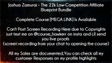 Joshua Zamurai - The 22k Low-Competition Affiliate Blueprint Bundle Download