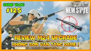 GVlog 125 | REVIEW M24 PHIÊN BẢN KHÔNG SƠN SÚNG VẪN TĂNG DAME TRONG PUBG NEW STATE ! Nam Art