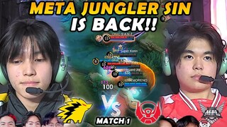 AKHIRNYA TANK JUNGLER FULL BAN!! INI BARU SERU COYY!! - ONIC vs BTR MATCH 1