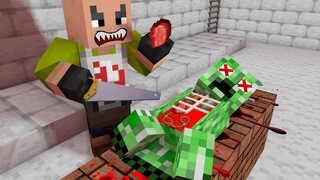 Monster School :crazy horror - Minecraft animation