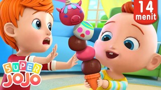 Bayi JoJo Dan Kakaknya Suka Membuat Es Krim | Lagu Makanan Anak | Super JoJo Bahasa Indonesia