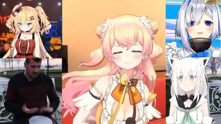 Nene Dances to levan Polkka feat. Hololive Girls & Street Drummer