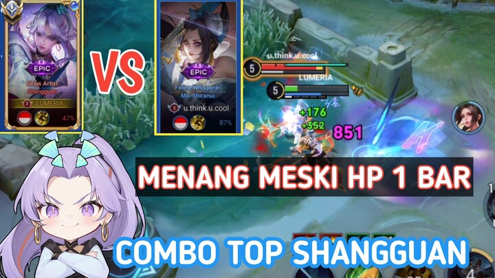 JANGAN PANIK   !!! INI DIA COMBO SHANGGUAN YANG BENER ||| HONOR OF KING'S