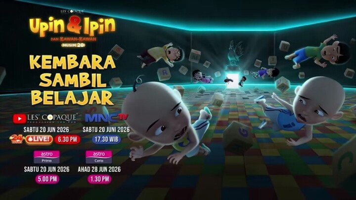 Upin & Ipin Musim 20 - Kembara Sambil Belajar (Full Episode)