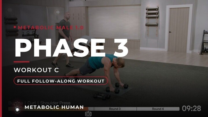 15-MIN Fat Burn Workout for Men 男士全身燃脂跟练 | Metabolic Male 1.0 - Phase 3 Workout C