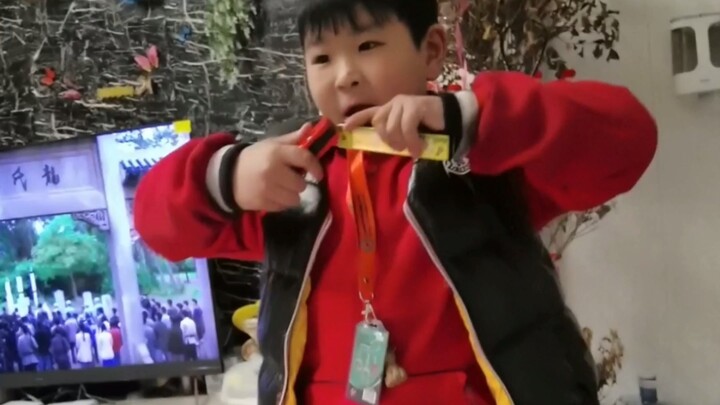 A naughty kid uses torture instruments as toys?