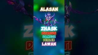 Alasan Zhask semenakutkan itu untuk saat ini 🥶🔥 #wiamungtzy #contentcreatormlbb #zhask