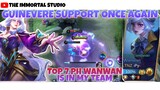TOP PH WANWAN IS IN MY TEAM - GUINEVERE SUPPORT TUTORIAL - MOBILE LEGENDS