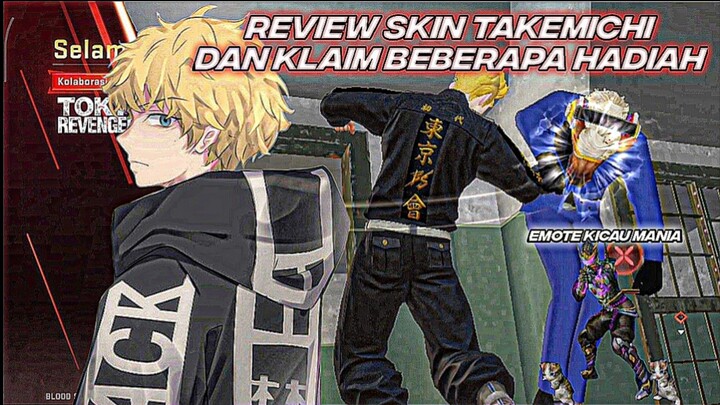 Review Skin Takemichi Hadiah Collab Anime Tokyo Revengers🔥 Takemichi Pernapasan Amerika🔥