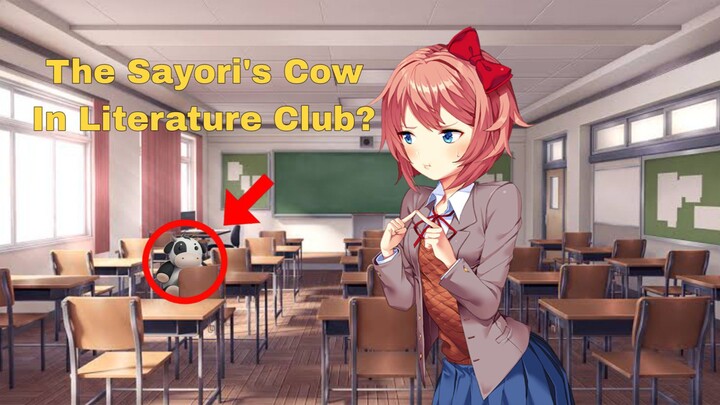 Why The Sayori's Cow Is in Literature Club? #Ddlc