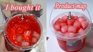 [DIY]Fun ways to play with red strawberry slime bubbles