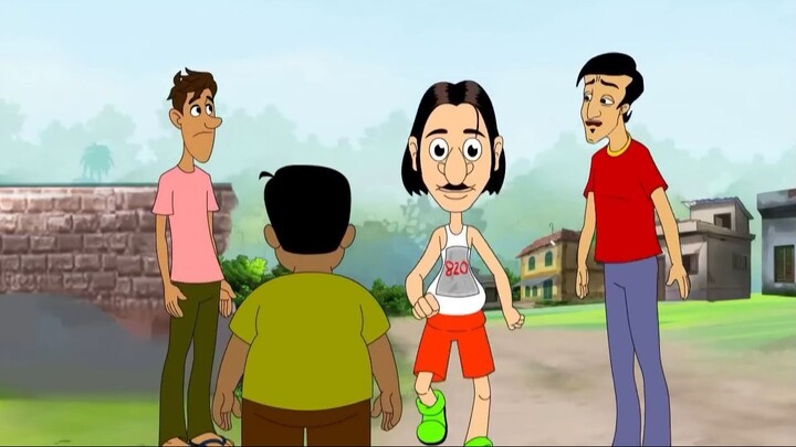 Gulte mama: Gulte mamar Marathon Dour (Episode-94) গুলতে মামা ম্যারাথন দৌড়। Bangla Cartoon/Anime