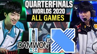 DWG vs DRX Highlight All Game Tứ Kết Chung Kết Thế Giới 2020 | DAMWON vs DragonX